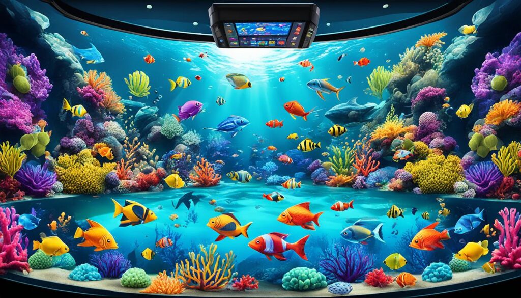 Game arcade ikan