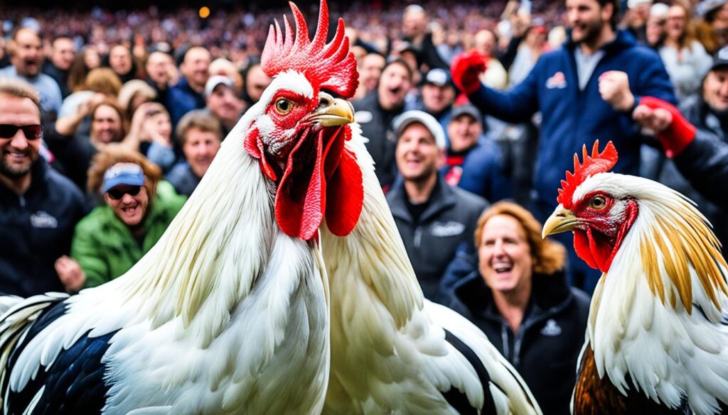 Pertandingan Judi sabung ayam